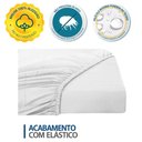 Ver imagem 2 de Protetor de Colchão Malha Algodão Impermeavel Casal 1.40mx1.90m X40cm