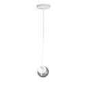 Ver imagem 3 de Lustre Pendente On Ly - Branco com Globo de Vidro Fumê