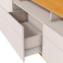Ver imagem 3 de Rack Bancada Classic 3 Gavetas com Nicho 2.2 Off White Nature - Imcal