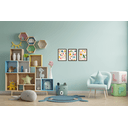 Ver imagem 2 de Quadro Decorativo Infantil Animais Para Criança Bebê Promo:Colorido