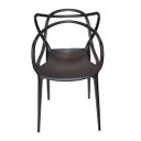 Ver imagem 2 de Kit com 6 Cadeira Allegra Masters 100% Polipropileno Preta