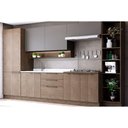 Ver imagem 3 de Balcão de Cozinha Amsterdam Ph 3135 C/ 1 Porta 3 Gavetas e Divisor de Talheres S/ Tampo 120cm Avela