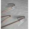 Combo 3 Suportes Tamanho 27 Ganchos Mola Pratos Parede Decorativos com Tubo de Proteção - 1