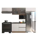Ver imagem 4 de Cozinha Moderna Etna com Basculantes 280cm 4 Peças Poliman Móveis