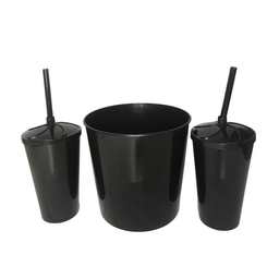 Almofada Porta Pipoca Casal Eu, Você E Nosso Cinema:Preto - 2