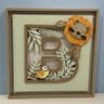 Quadro Caixa Charme Safari Letra Leão - QDSF-05B BH BABY KIDS - 3