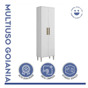 Ver imagem 4 de Multiuso Goiânia 2 Portas Kaiki Móveis - Branco