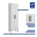 Ver imagem 5 de Multiuso Goiânia 2 Portas Kaiki Móveis - Branco