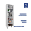 Ver imagem 3 de Multiuso Goiânia 2 Portas Kaiki Móveis - Branco