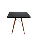Ver imagem 4 de Mesa Jantar Quadrada Eiffel 80cm Preto Mdf Charles Eames
