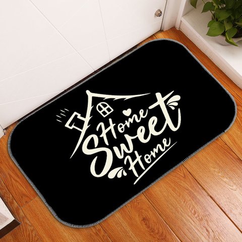 Tapete Decorativo Home Sweet Home em Branco