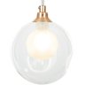 Pendente Triplo Harmony Bolinha New Cobre + Lampada G9 3000k - 3