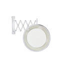 Ver imagem 5 de Espelho de Parede Flex Lux com Ampliação 5x Modelo Pantográfico com Luz (quente e Fria) - Crysbell