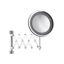 Ver imagem 3 de Espelho de Parede Flex Lux com Ampliação 5x Modelo Pantográfico com Luz (quente e Fria) - Crysbell