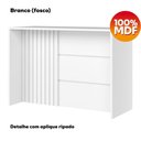 Ver imagem 7 de Bancada e Balcao Gourmet 146 Cm Ce818 Americana Branco Calcare Henn