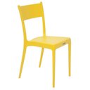 Ver imagem 2 de Cadeira Plastica Monobloco Diana Amarela