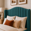 Ver imagem 2 de Cabeceira Cama Box Casal Queen 160cm Zoe Estofada Suede Moderna