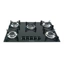 Ver imagem 3 de Cooktop Chamalar Bivolt Premium 5 Bocas Ultra Chama Vidro Temperado Preto
