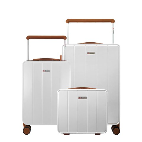 Conjunto Duas Malas de Viagem em Policarbonato com Frasqueira - Gladiador Infinity V1pmfrav1 Cor:bra