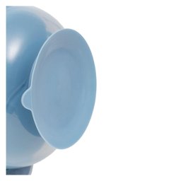 Kit Refeição Infantil Buba com Compartimento e Talheres Azul - 4