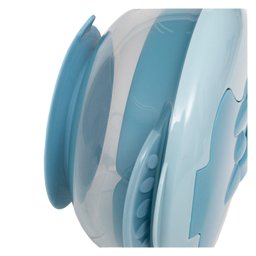 Kit Refeição Infantil Buba com Compartimento e Talheres Azul - 6