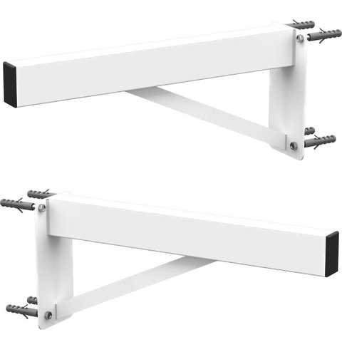 Mf Multiforma - 2 Suportes Pia Parafusar Bancada Aparador 40 Cm Branco