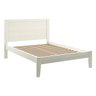 Cama Casal Topázio 1,40 Branco/freijó em Madeira Pinus - Finestra - 2