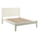 Ver imagem 2 de Cama Casal Topázio 1,40 Branco/freijó em Madeira Pinus - Finestra