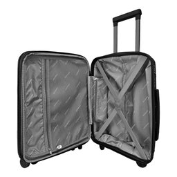 Mala de Viagem Tamanho Bordo 10kg em Polipropileno Cadeado Tsa Gladiador P2mb:preto - 5