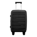 Ver imagem 1 de Mala de Viagem Tamanho Bordo 10kg em Polipropileno Cadeado Tsa Gladiador P2mb:preto