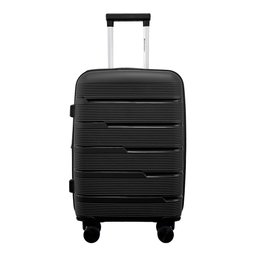 Mala de Viagem Tamanho Bordo 10kg em Polipropileno Cadeado Tsa Gladiador P2mb:preto - 1