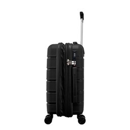Mala de Viagem Tamanho Bordo 10kg em Polipropileno Cadeado Tsa Gladiador P2mb:preto - 3