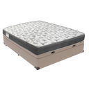 Ver imagem 1 de Cama Baú Ortobom Víuvo ISO100 Bege D33 Conforto Firme