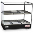 Ver imagem 1 de Estufa Vitrine Quadrada Dupla para Salgados 6 Bandejas Titã