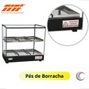 Ver imagem 6 de Estufa Vitrine Quadrada Dupla para Salgados 6 Bandejas Titã