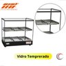 Estufa Vitrine Quadrada Dupla para Salgados 6 Bandejas Titã - 4