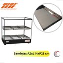 Ver imagem 5 de Estufa Vitrine Quadrada Dupla para Salgados 6 Bandejas Titã