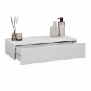 Ver imagem 5 de Penteadeira Suspensa 60cm 1 Gaveta Carina M24 Branco - Mpozenato