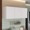Ver imagem 2 de Armário de Cozinha Aéreo 3 Portas Multimóveis Mp2155 Branco
