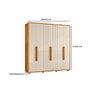 Guarda Roupa Portinari Mdf Cabideiro Extensível-cinamomo/off - 2
