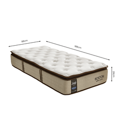 Cama Box com Colchão Solteiro Molas Ensacadas Boston Sealy 88x188cm - 9