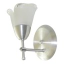 Ver imagem 1 de Arandela De Parede Modelo Em T Com Vidro Flor Tulipa