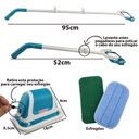 Ver imagem 7 de Escova Limpeza Eletrica 2 em 1 sem Fio Retratil Esfrega Limpa Poli Vidros Janelas Carro Ceramica