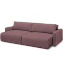 Ver imagem 1 de Sofá Retrátil Reclinável para Sala de Estar Living 240cm Sevilha F04 Veludo Lilás - Lyam Decor