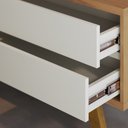 Ver mais imagens de Painel para Tv 75 Pol Chile e Rack Bancada Itália C05 Freijó/off White Matte - Mpozenato