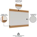 Ver imagem 3 de Painel para Tv 75 Pol Chile e Rack Bancada Itália C05 Freijó/off White Matte - Mpozenato