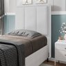 Cabeceira Cama Box Solteiro Veneza 90 Cm Sintético MV Estofados Branco - 2