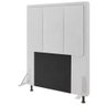 Cabeceira Cama Box Solteiro Veneza 90 Cm Sintético MV Estofados Branco - 3
