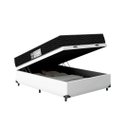 Ver imagem 4 de Cama Box Baú Casal + Colchão Smart Espuma D33 (138x188x61) Branco