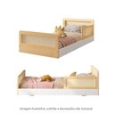 Ver imagem 7 de Cama Montessoriana Lift Solteiro e Moldura com LED New Garden Casatema MadeiraOriginals Marrom/Branco